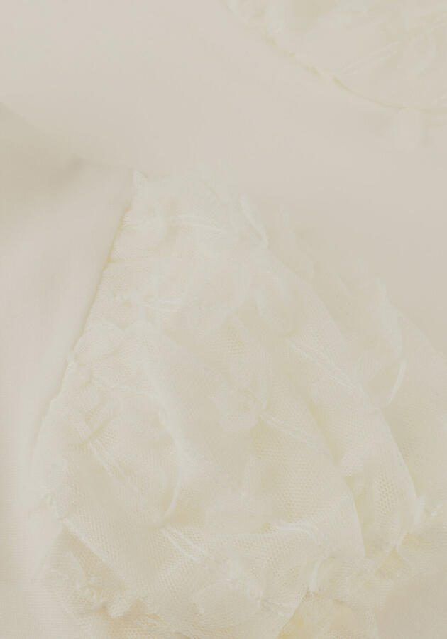 MAYORAL Meisjes Tops & T-shirts S sl Tulle T-shirt Ecru - Foto 2