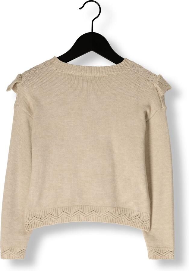 MAYORAL Meisjes Truien & Vesten Open Knit Sweater Zand