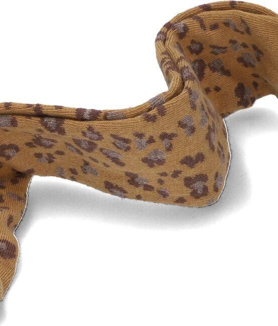 MELTON Baby Beenmode Leopard Tights Camel