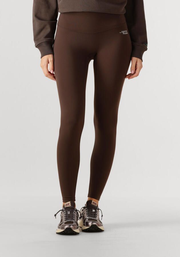 MERCER AMSTERDAM Dames Broeken The Mercer Legging Bruin - Foto 4
