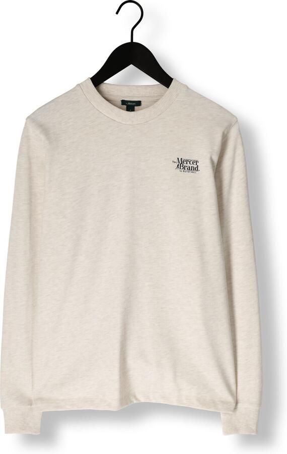 MERCER AMSTERDAM Dames Truien & Vesten The Mercer Long-sleeve Ecru - Foto 3