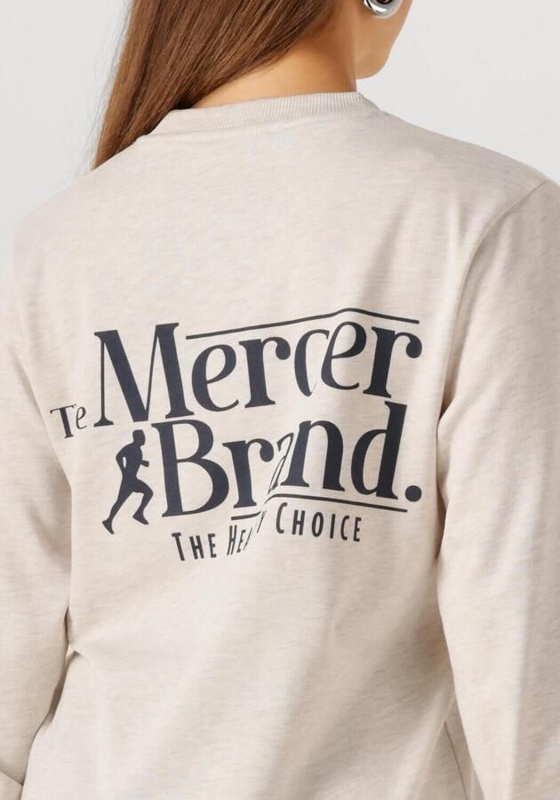 MERCER AMSTERDAM Dames Truien & Vesten The Mercer Long-sleeve Ecru
