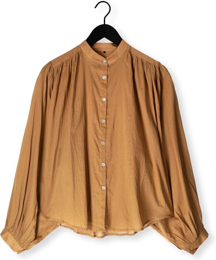 MES DEMOISELLES Dames Blouses Celeste Camel - Foto 2