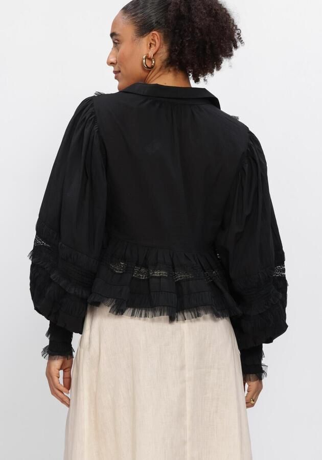 MES DEMOISELLES Dames Blouses Melody Zwart - Foto 3