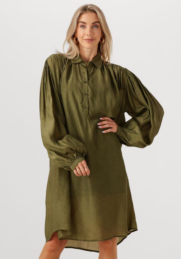 MES DEMOISELLES Dames Jurken Felicia Groen - Foto 4