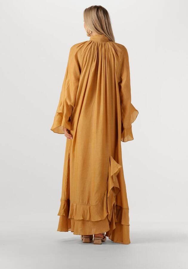 MES DEMOISELLES Dames Jurken Frelly Geel