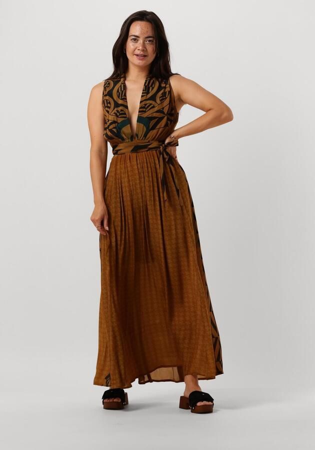 Mes Demoiselles Elegante Muse Jurk Brown Dames - Foto 4