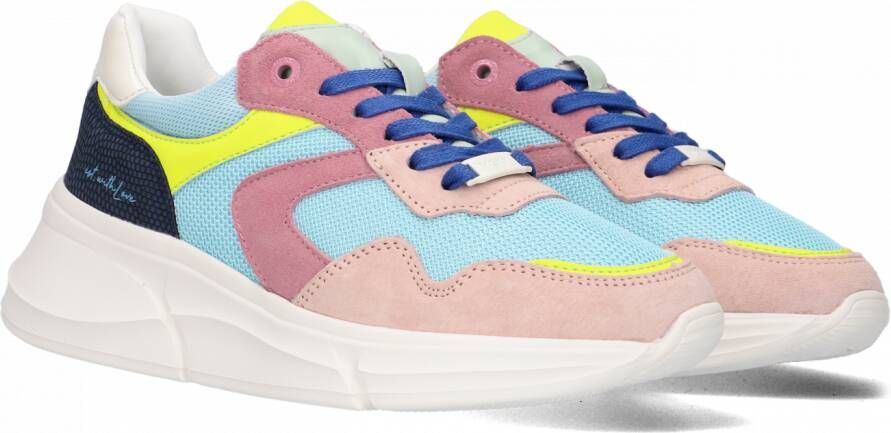 Mexx Jilou suède sneakers roze multi