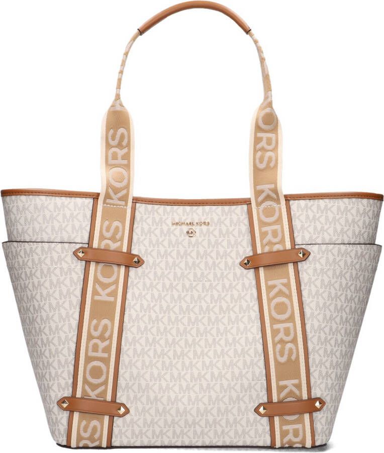 Michael Kors Totes Maeve Large Open Tote in wit