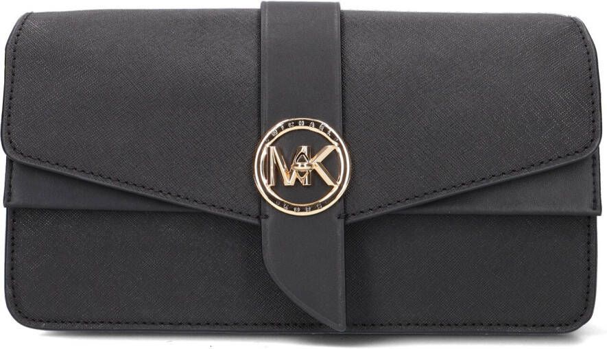 Michael Kors Pochettes Greenwich Medium Convertible Shoulder Bag in zwart