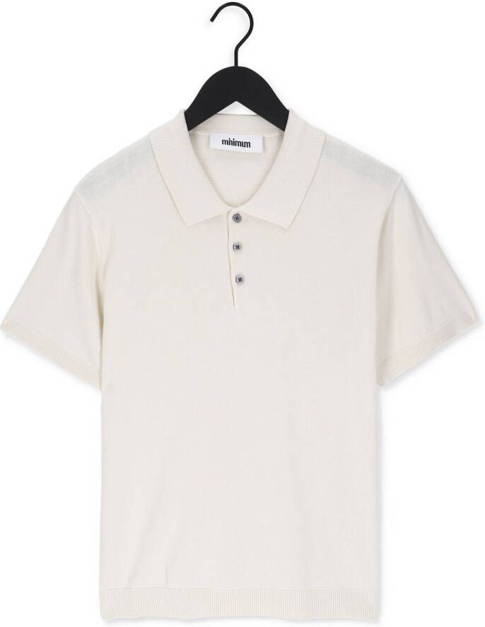 MINIMUM Heren Polo's & T-shirts Cavli Ss Ecru