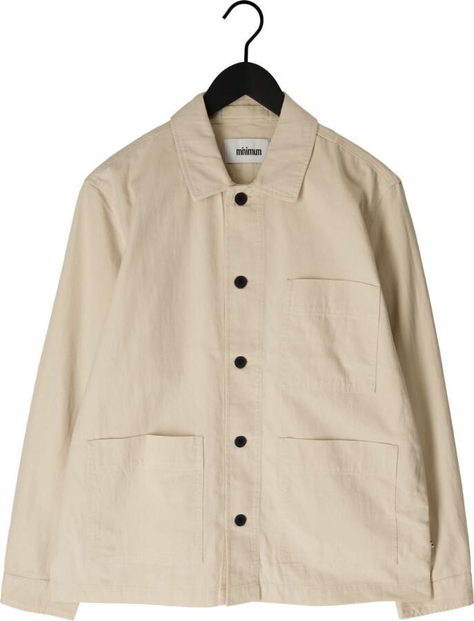 Minimum Heren Beige Overshirt Beige Heren - Foto 2