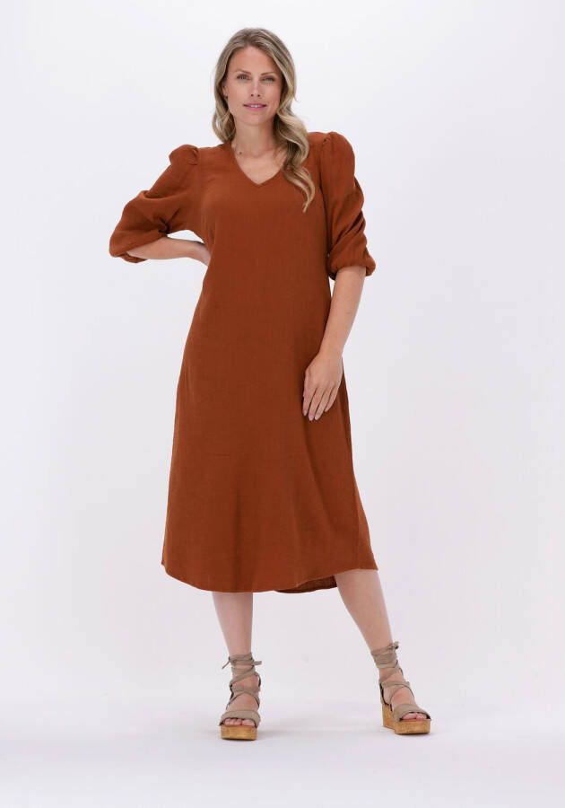 Minimum Roest Midi Jurk Felani 9399