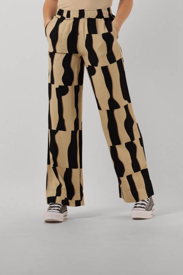 Minimum Stoffen broek met streepmotief model 'SATTI'
