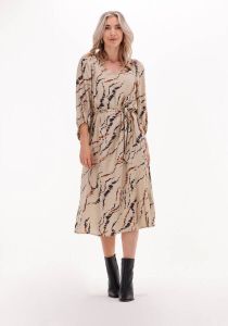Minus Midi-jurk met all-over motief model 'Luvana'