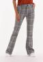 MINUS Dames Broeken Carma Check Flared Pants Bruin - Thumbnail 1
