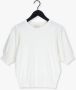 MINUS Dames Tops & T-shirts Liva Knit Tee Gebroken Wit - Thumbnail 1