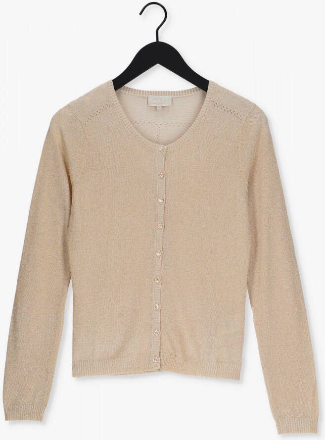 MINUS Dames Truien & Vesten New Laura Cardigan Goud