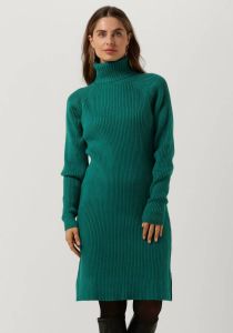 Minus Groene Mini Jurk Ava Knit Turtleneck Dress
