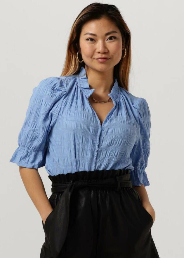 Minus Lichtblauwe Blouse New Birgitte Blouse