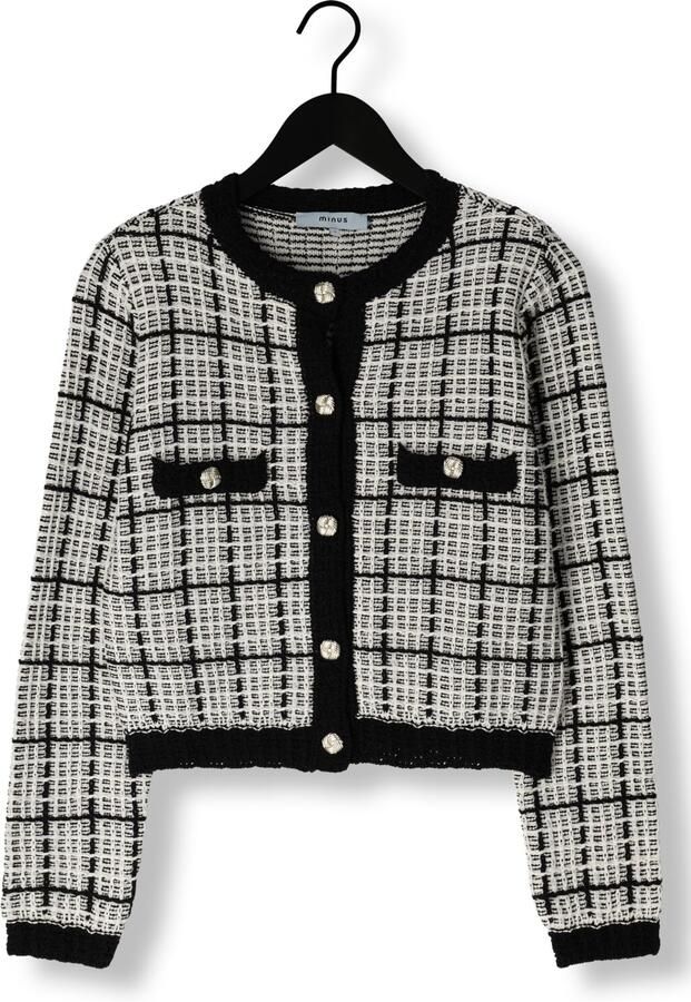 MINUS Dames Blazers Satina Knit Cardigan Zwart - Foto 3