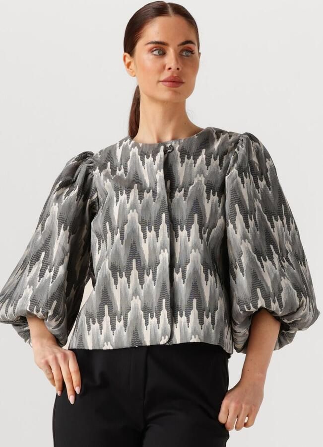 MINUS Dames Blouses Edda Short Jacket Grijs - Foto 4
