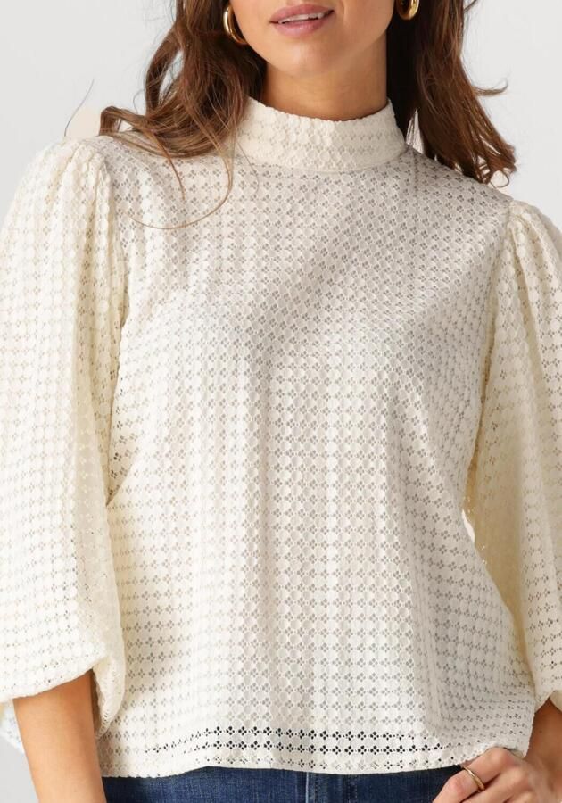 Minus Elegante Fiora Blouse voor Vrouwen Beige Dames - Foto 3