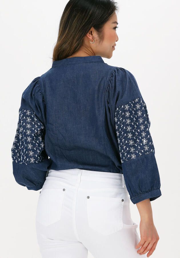 MINUS Dames Blouses Hadlee Shirt Blauw - Foto 3
