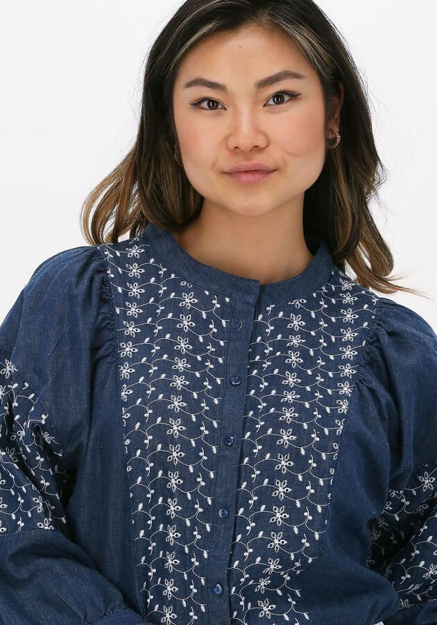 MINUS Dames Blouses Hadlee Shirt Blauw - Foto 4