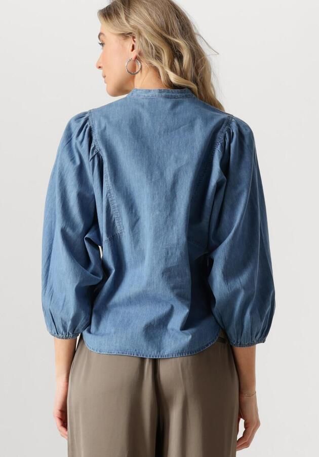 MINUS Dames Blouses Jasmene Shirt Blauw - Foto 2