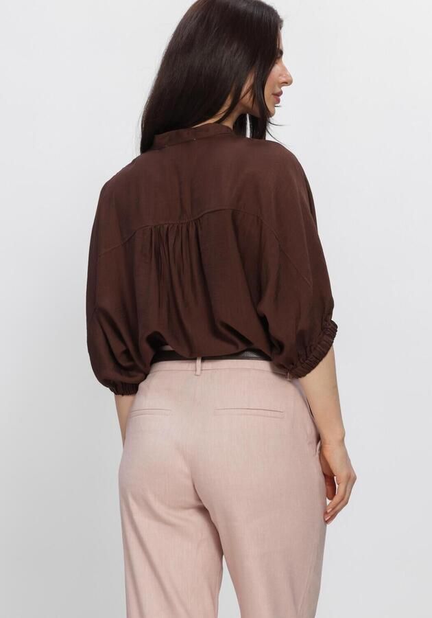 MINUS Dames Blouses Msbarbara Blouse Bruin - Foto 4