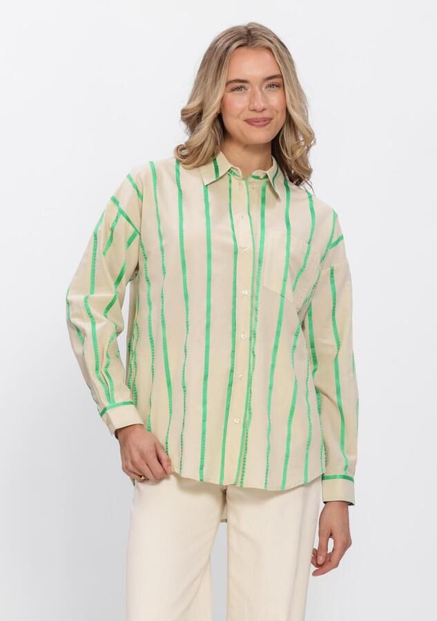 MINUS Dames Blouses Mseleni Oversize Shirt Beige