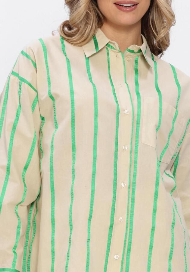 MINUS Dames Blouses Mseleni Oversize Shirt Beige - Foto 2