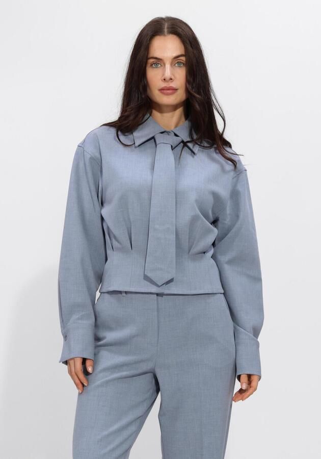 MINUS Dames Blouses Msemmely Shirt Lichtblauw