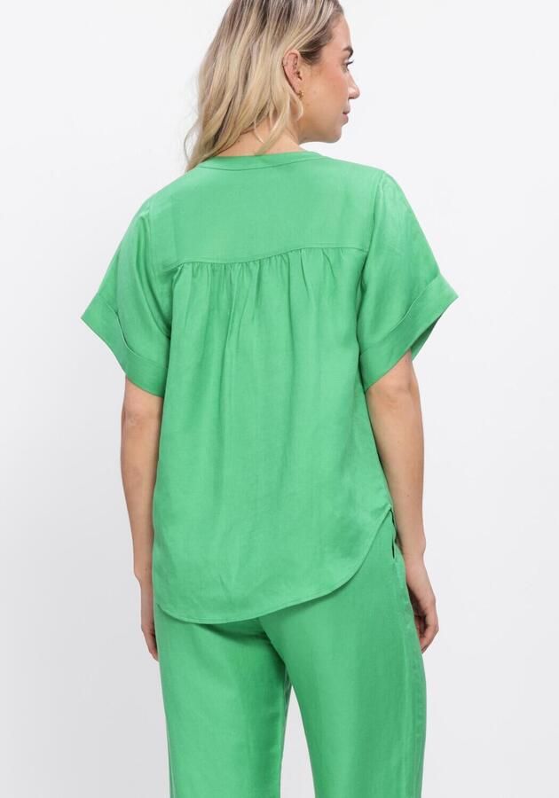 MINUS Dames Blouses Msjuno Linen Blouse Groen - Foto 3