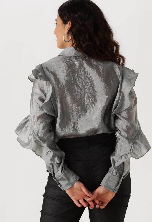 MINUS Dames Blouses Mslemaja Shirt Grijs - Foto 3