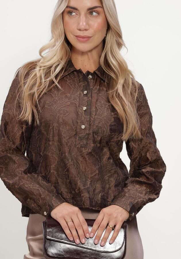 MINUS Dames Blouses Msmilina Blouse Bruin - Foto 4