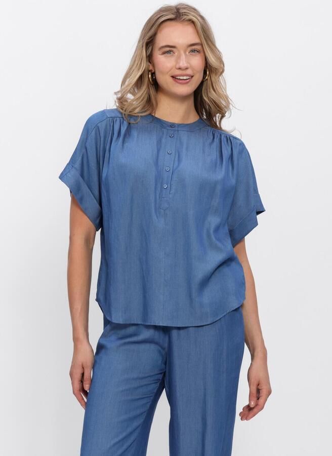 MINUS Dames Blouses Msmirja Blouse Blauw