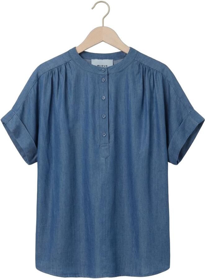 MINUS Dames Blouses Msmirja Blouse Blauw - Foto 2