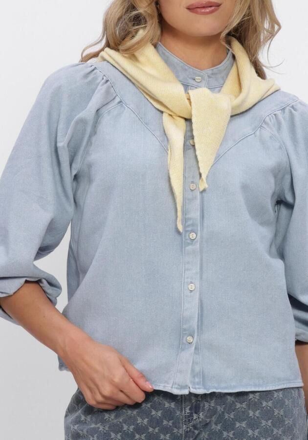 MINUS Dames Blouses Msnew Solene Denim Shirt Lichtblauw - Foto 4