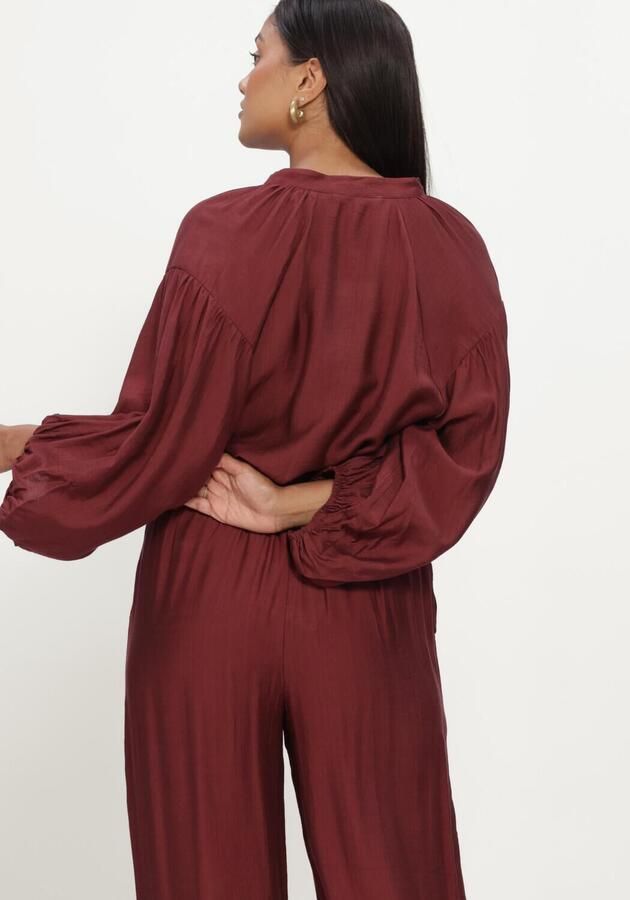 MINUS Dames Blouses Msseria Raglan Shirt Bordeaux - Foto 3