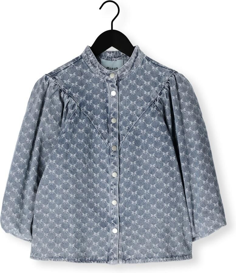MINUS Dames Blouses Mssienne Shirt Blauw - Foto 2