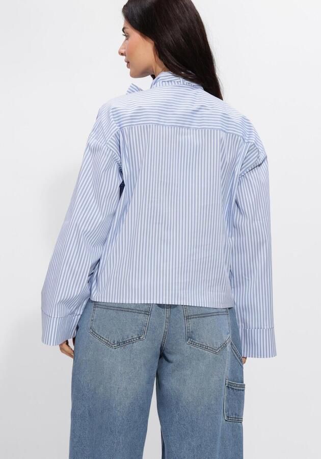 MINUS Dames Blouses Msskye Shirt Lichtblauw - Foto 3