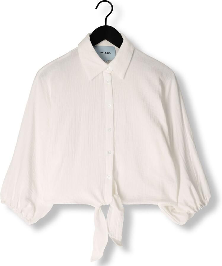 MINUS Dames Blouses Stina Shirt Wit