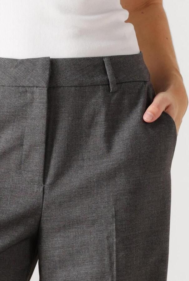 MINUS Dames Broeken Elvera Mid Waist Pant Donkergrijs - Foto 2