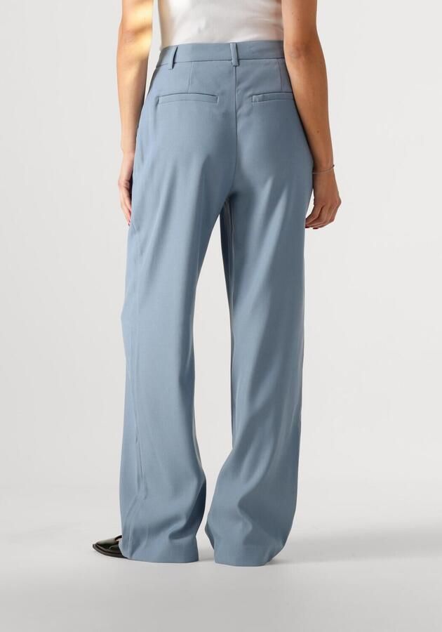 Minus Blauwe Straight Leg Broek voor Vrouwen Blue Dames - Foto 1