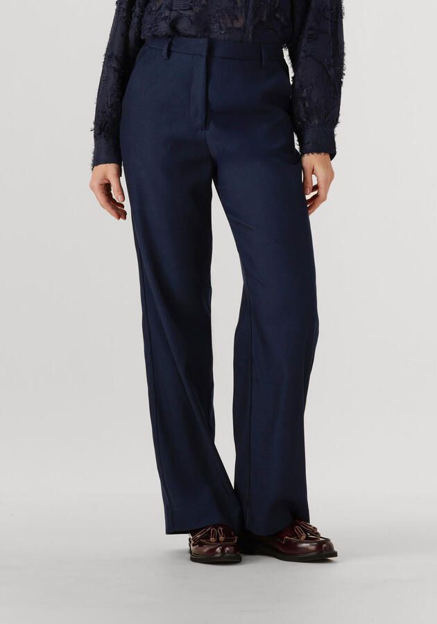 MINUS Dames Broeken Livina Straight Leg Pant Donkerblauw - Foto 4