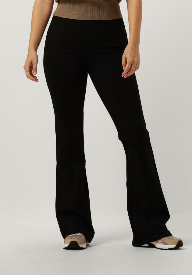 MINUS Dames Broeken Marcia High Waisted Flared Pant Zwart - Foto 4
