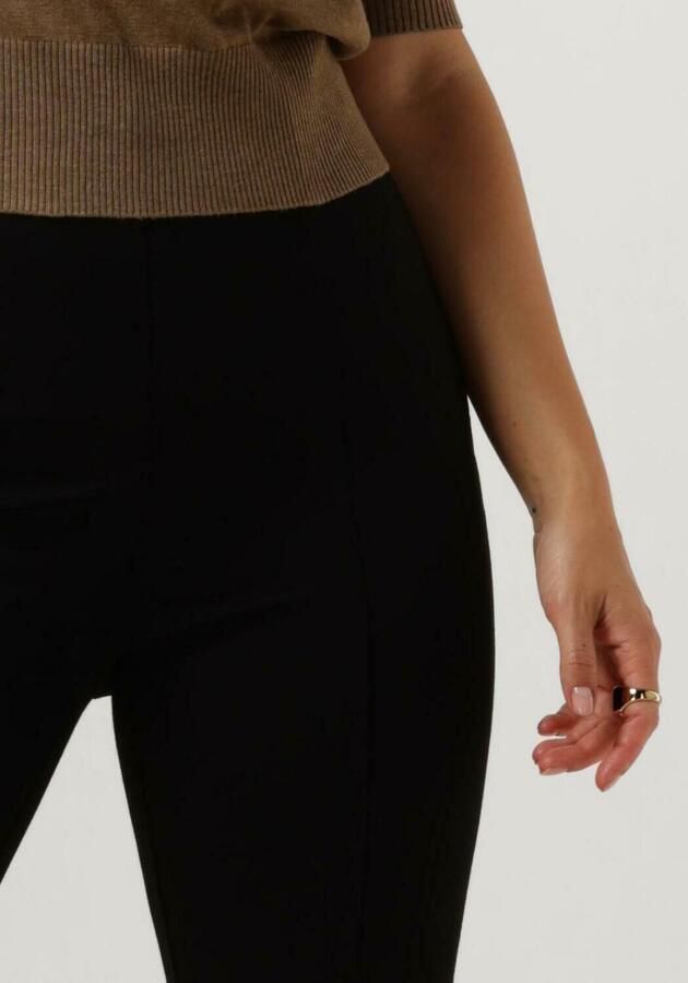 MINUS Dames Broeken Marcia High Waisted Flared Pant Zwart - Foto 2