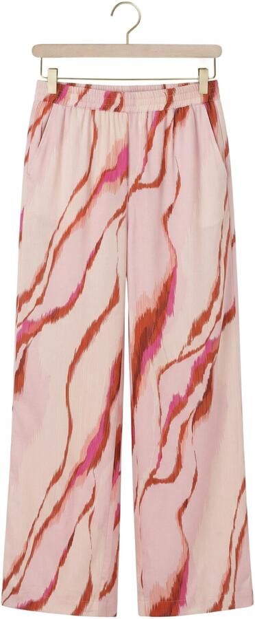 MINUS Dames Broeken Msluana Mid Waist Pant Roze - Foto 4